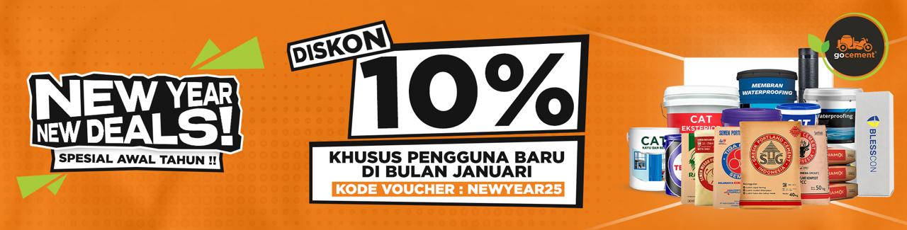 Promo Awal Tahun Belanja Bahan Bangunan : Jangan Sampe Terlewat ! - Artikel GoCement